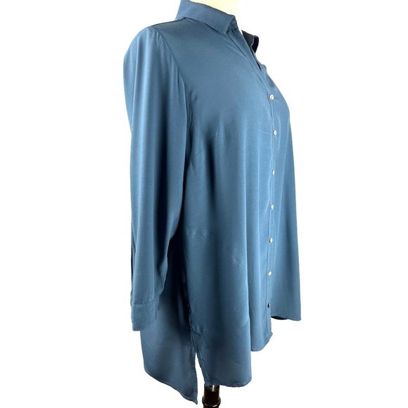 J.jill Denim Blue Blouse, Women’s Size X-Large - Picture 3 of 12